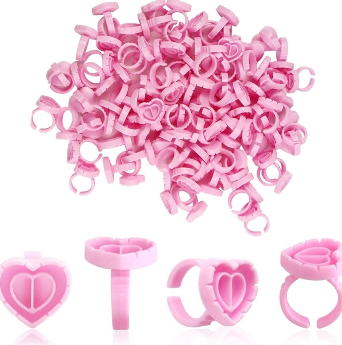 Heart Glue rings