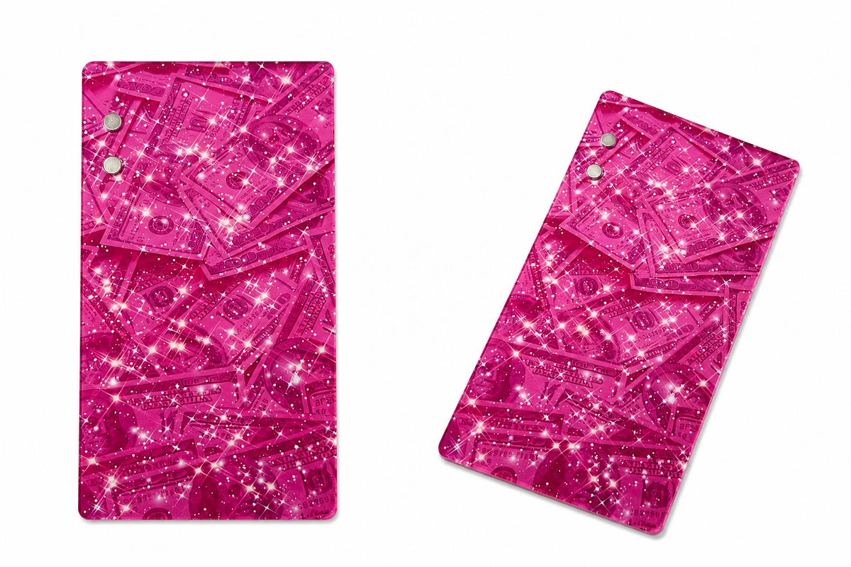 Pink money Lash tile
