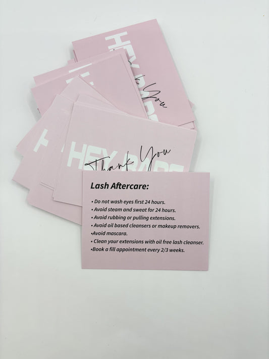 After care cards