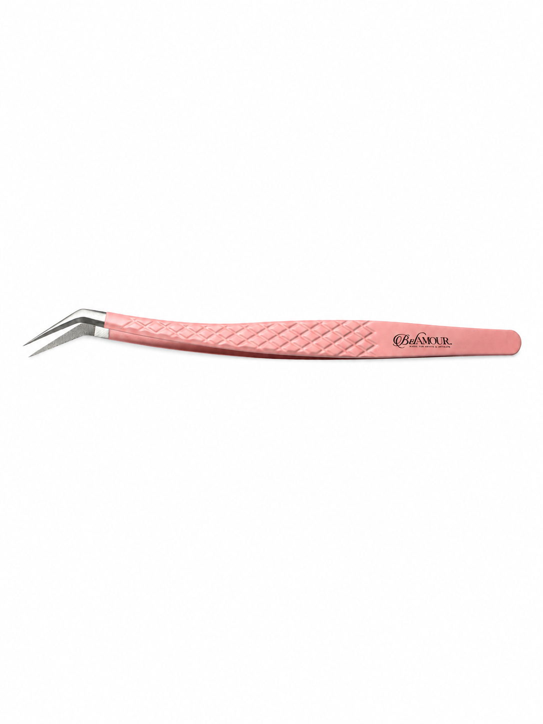 Fiber tipped tweezers 45°