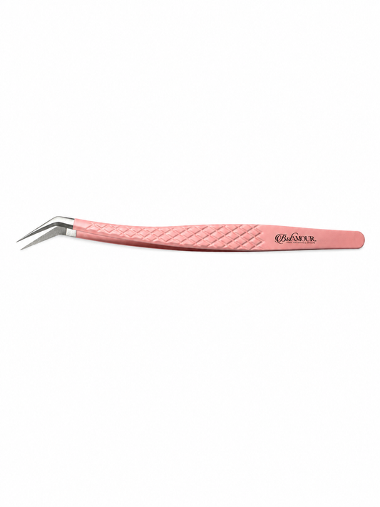 Fiber tipped tweezers 45°